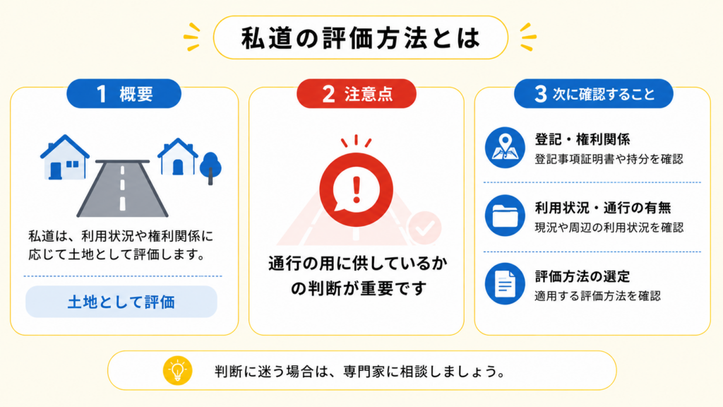 相続税申告で必要な財産評価方法を財産別に整理した図
